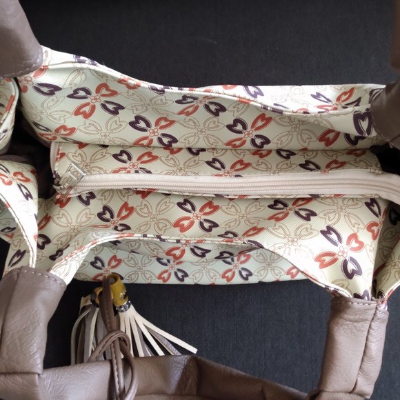 Secosana Handbag Top Handle Purse Multicolor EUC - Picture 2 of 5